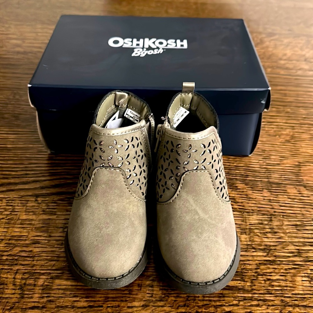 Oshkosh B’gosh Toddler Girl Grey Sparkle Bootie